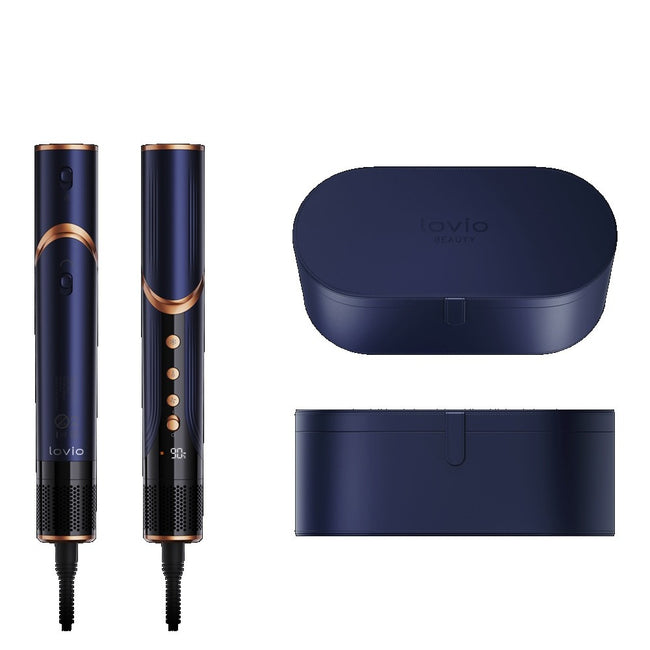 Lovio Multistyler AirStyle suszarko-lokówka 8w1 do włosów Granatowo-Miedziana LVHS001BL
