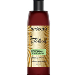 Perfecta 24K Gold & Rose Oil luksusowy nawilżający żel pod prysznic Jaśminowa Rozkosz 400ml