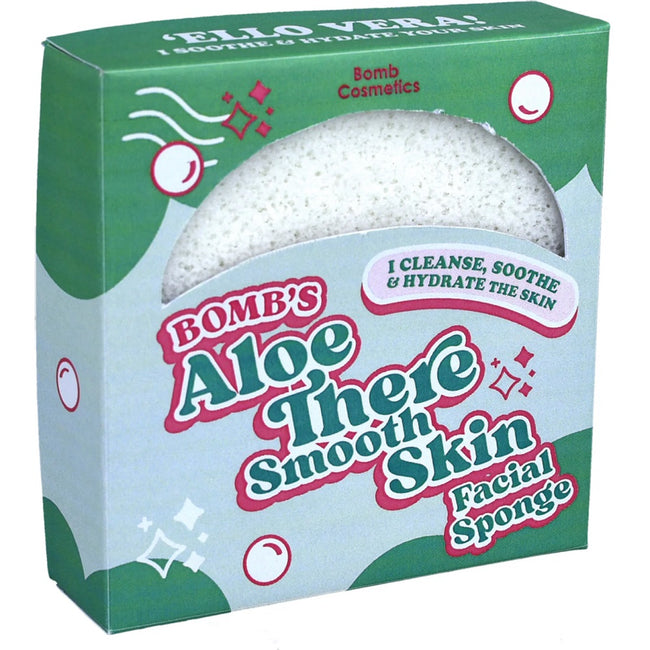 Bomb Cosmetics Aloe There Smooth Skin Facial Sponge gąbka do twarzy z aloesem