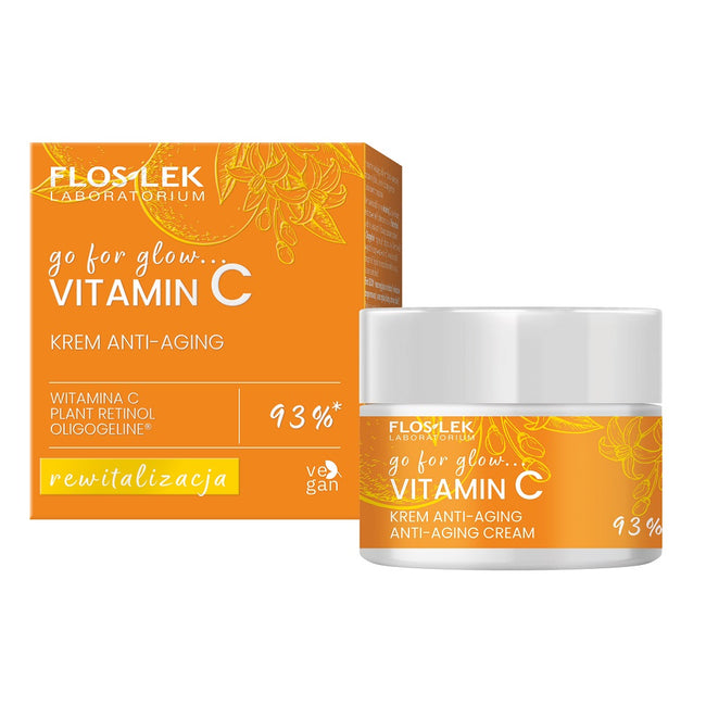 Floslek go for glow…. VITAMIN C krem anti-aging na dzień i na noc 50ml