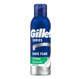 Gillette Series Soothing łagodząca pianka do golenia z aloesem 200ml