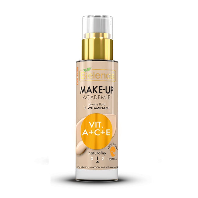 Bielenda Make-Up Academie płynny fluid z witaminami A + C + E