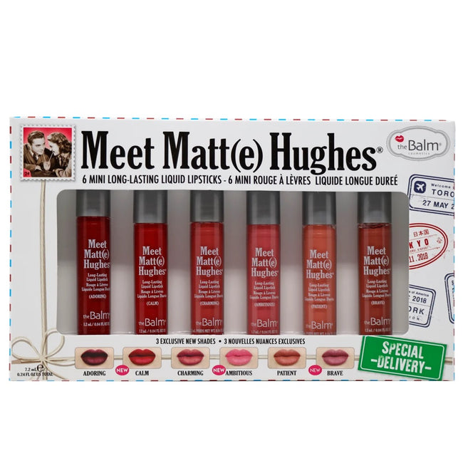 The Balm Meet Matt(e) Hughes Special Delivery zestaw mini pomadek w płynie