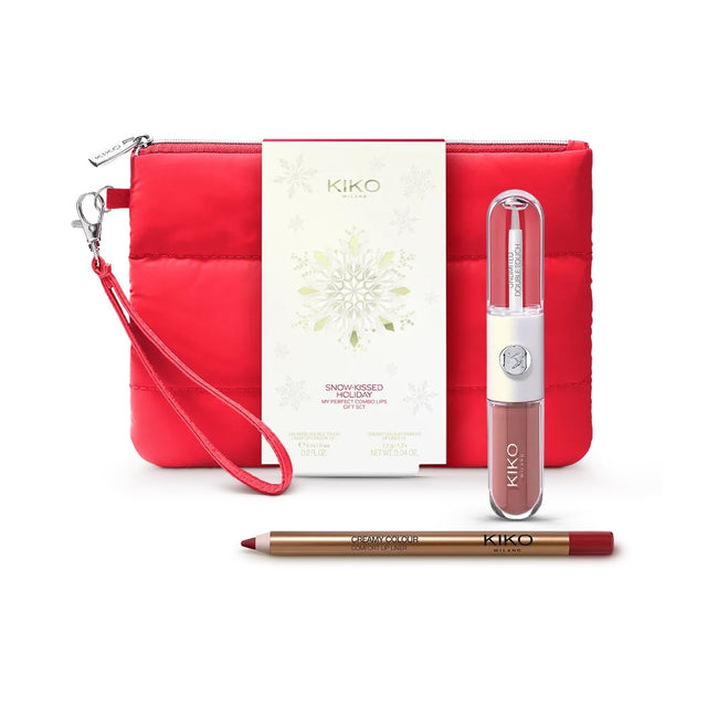 KIKO Milano Snow-Kissed Holiday My Perfect Combo Lips Gift Set zestaw upominkowy do makijażu ust