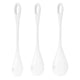 Satisfyer Yoni Power 1 zestaw kulek do treningu mięśni Kegla White