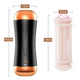 B-Series Fox Vibrating Masturbation podwójny masturbator dla mężczyzn