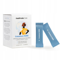HealthLabs Colostrum FORTE liofilizowane colostrum bovinum suplement diety 30 saszetek