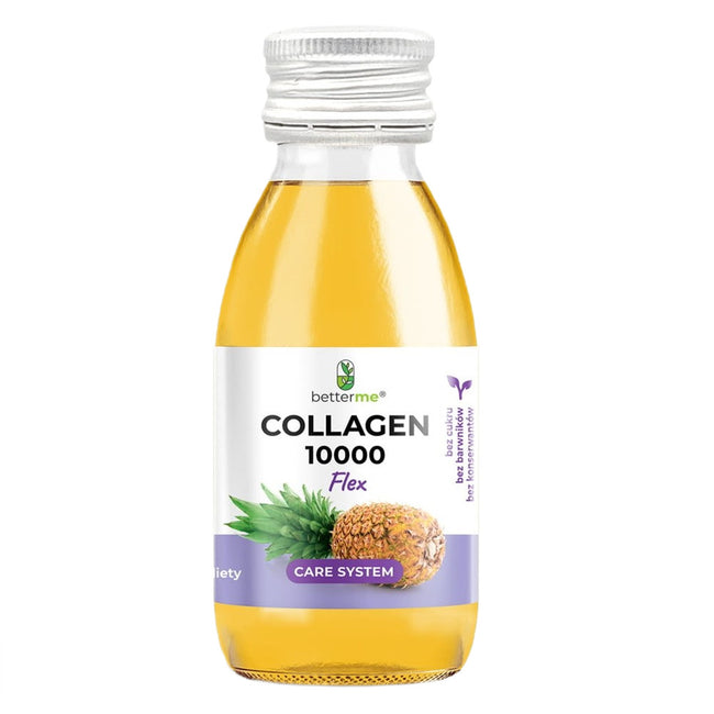 BetterMe Collagen 10000 Flex kolagen rybi i chondroityna do picia suplement diety Ananas 30x60ml