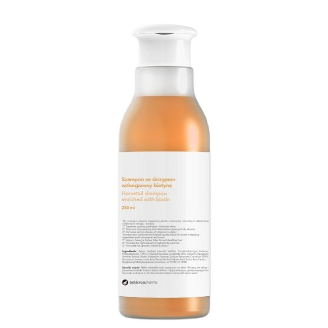 Botanicapharma Szampon ze skrzypem wzbogacony biotyną 250ml