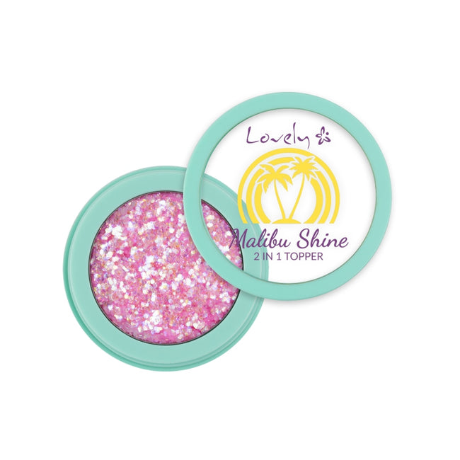 Lovely Malibu Shine glitterowy topper 2w