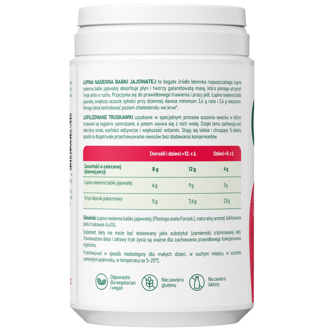 Colon Crunchy suplement diety w proszku Strawberry 150g