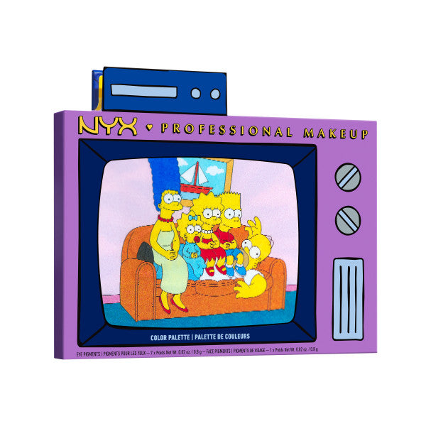 NYX Professional MakeUp Simpson Family Palette paleta cieni z mocnym pigmentem