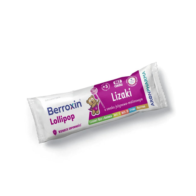 AronPharma Berroxin Lollipop Box suplement diety w postaci lizaków dla dzieci 30szt.