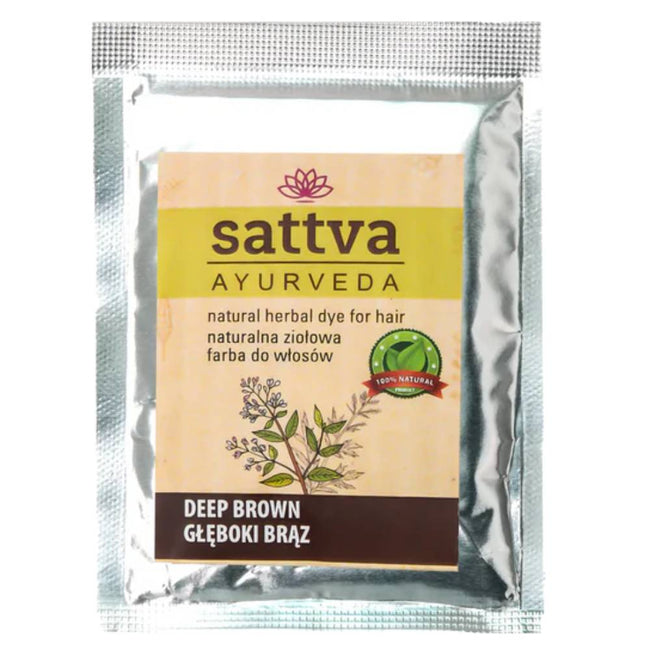 Sattva Natural Herbal Dye for Hair naturalna ziołowa farba do włosów 10g