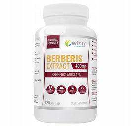 WISH Pharmaceutical Berberis Extract 400mg suplement diety 120 kapsułek