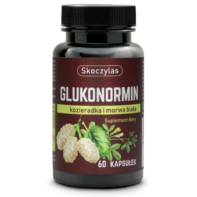 Skoczylas Glukonormin kozieradka i morwa biała suplement diety 60 kapsułek