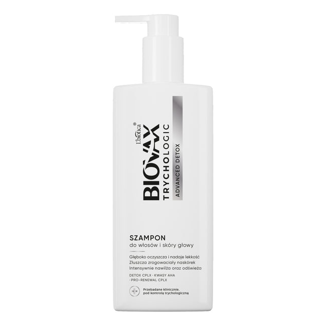 BIOVAX Trychologic Advanced Detox szampon do włosów i skóry głowy 200ml