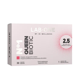 LAB ONE N°1 QueenBiotic probiotyk dla kobiet na infekcje intymne 30 kapsułek