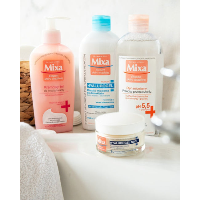 MIXA Hyalurogel Noc nawilżający krem-maska na noc 50ml