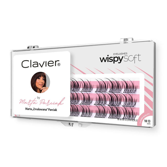 Clavier Wispy Soft by Marta „Zmalowana” Parciak kępki rzęs – naturalny efekt wispy i lekka objętość