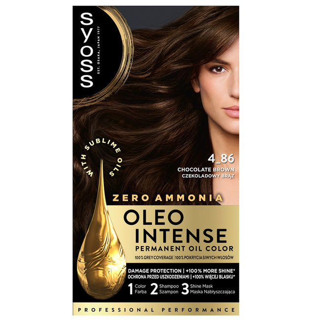 Syoss Oleo Intense farba do włosów trwale koloryzująca z olejkami