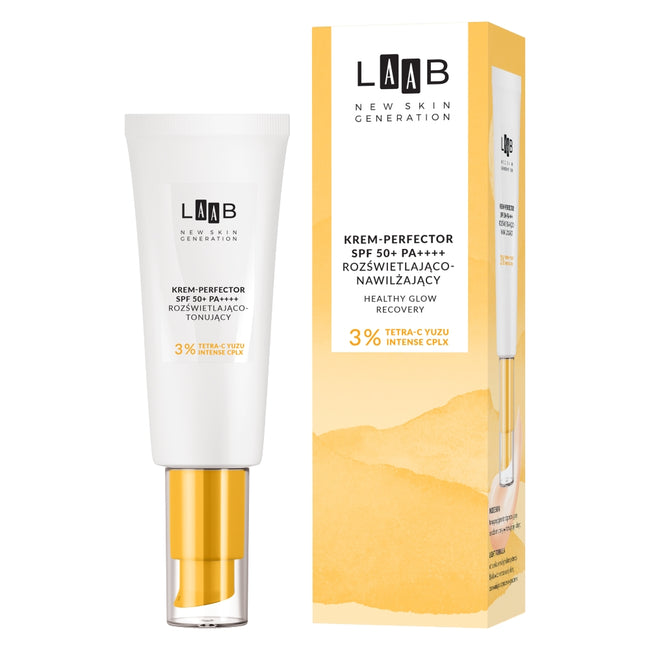 AA LAAB Tetra-C Yuzu krem-perfector SPF50 rozświetlająco-nawilżający 40ml