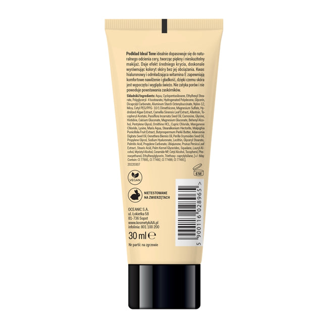 AA Make Up Ideal Tone podkład perfekcyjne dopasowanie 30ml