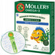Möller's Omega-3 Rybki żelki z kwasami omega-3 i witaminą D3 dla dzieci Tropikalne 27szt. + bańki mydlane
