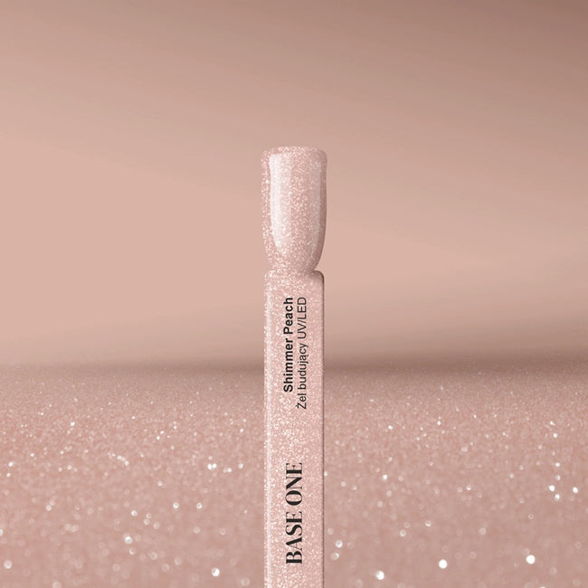 Silcare Base One Shimmer Peach żel budujący do paznokci 100g