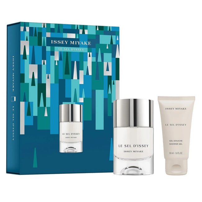 Issey Miyake Le Sel D'issey zestaw woda toaletowa spray 50ml + żel pod prysznic 50ml