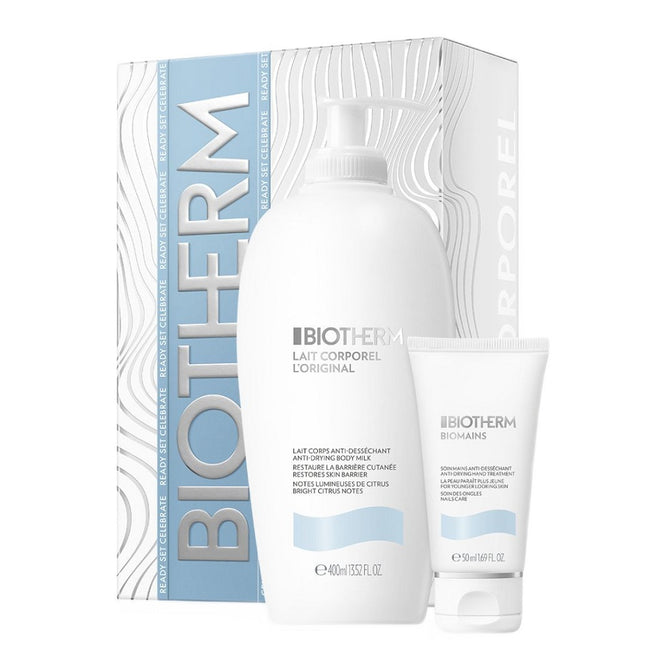 Biotherm Lait Corporel zestaw mleczko do ciała 400ml + krem do rąk 50ml