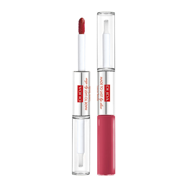 Pupa Milano Made To Last Lip Duo wodoodporna pomadka w płynie i błyszczyk  2x4ml