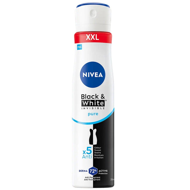 Nivea Black&White Invisible Pure antyperspirant spray 250ml