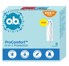 O.B. ProComfort™ Super tampony 8szt.