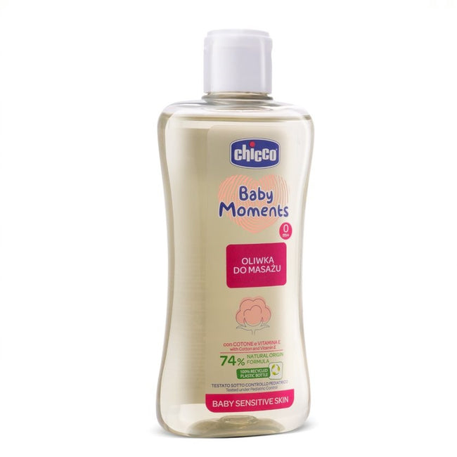 Chicco Baby Moments oliwka do masażu 0m+ 200ml