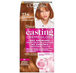 L'Oreal Paris Casting Creme Gloss farba do włosów 734 Bursztynowy Miód