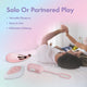 Blush Play With Me Wanderlust zestaw mini wand z 12 trybami + bezprzewodowe jajko z 10 trybami + etui + pilot Pink