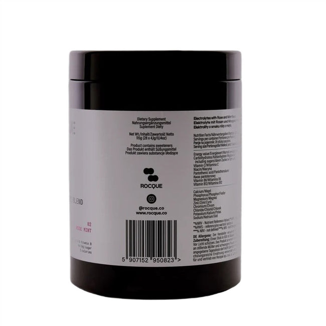 ROCQUE Hydrating Daily Electrolyte Blend nawadniająca mieszanka elektrolitów Róża i Mięta 28x4g