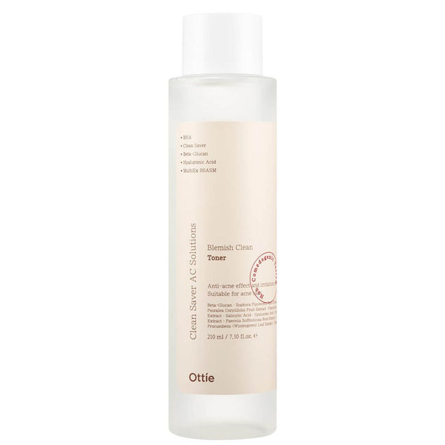 Ottie Blemish Clean tonik do cery trądzikowej z niacynamidem 210ml