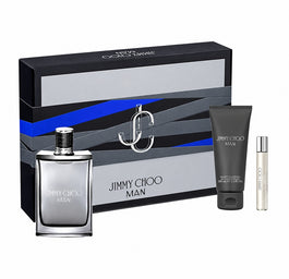 Jimmy Choo Man zestaw woda toaletowa spray 100ml + żel pod prysznic 100ml + woda toaletowa spray 7.5ml