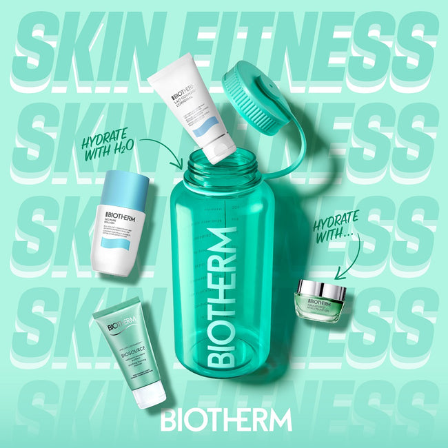 Biotherm The Drop Collection Aqua Drop zestaw żel do twarzy 15ml + pianka do mycia twarzy 50ml + balsam do ciała 50ml + dezodorant roll-on 75ml