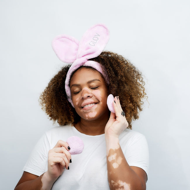 Glov Dual Fiber Reusable Pads wielorazowe płatki kosmetyczne z dwóch rodzajów włókien 5szt Pink