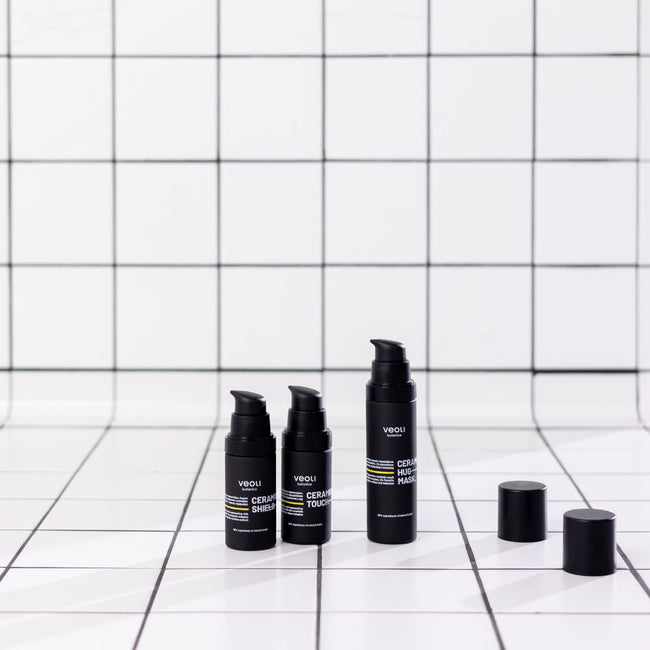 Veoli Botanica Ceramide Touch nawilżająco-regenerujące lekkie serum z 2% kompleksem ceramidów i 1% kompleksem z alg 30ml