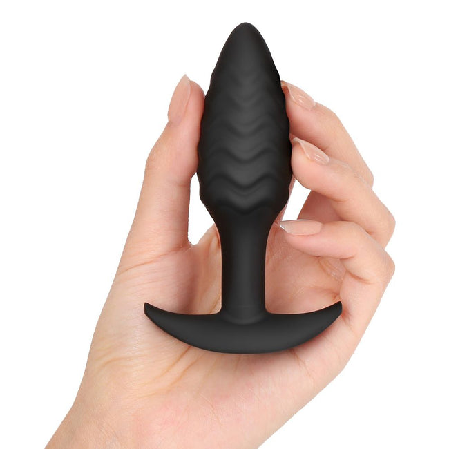 Marc Dorcel Wavy Plug silikonowy korek analny Black