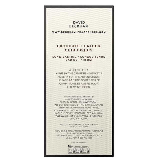 David Beckham Exquisite Leather woda perfumowana
