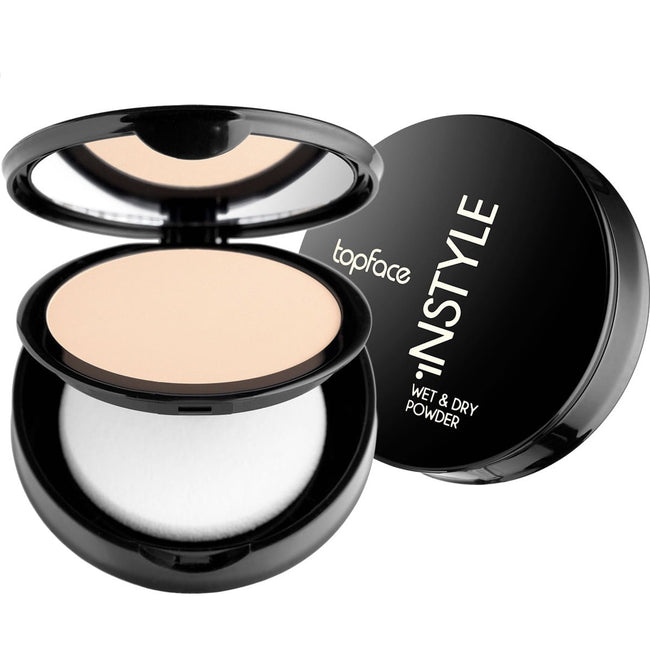 Topface Instyle Wet&Dry Powder puder do stosowania na mokro i sucho
