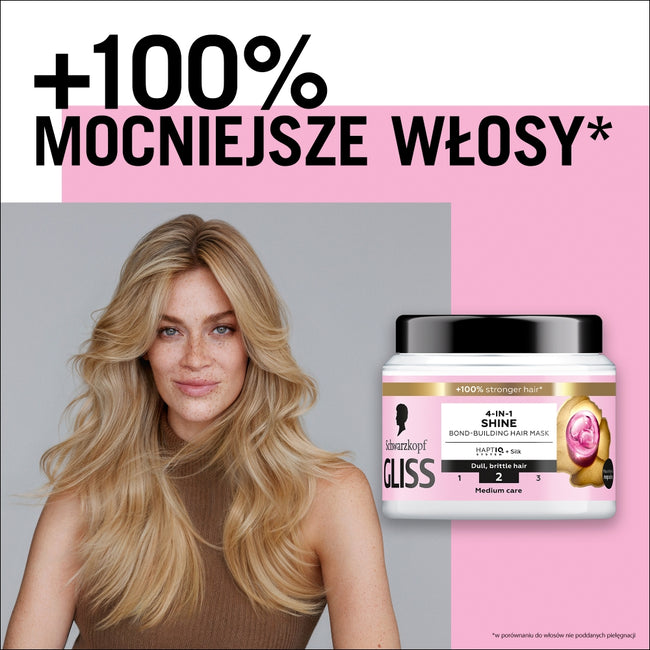 Gliss 4-in-1 Shine maska nadająca blasku 400ml