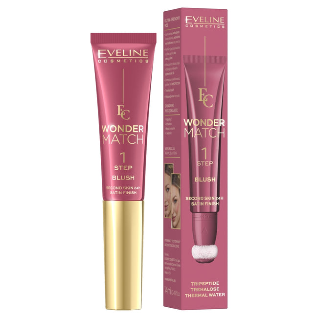 Eveline Cosmetics Wonder Match ultra-kremowy róż do twarzy