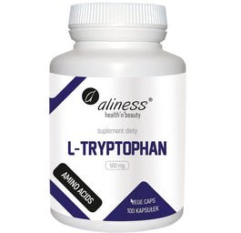 Aliness L-Tryptophan 500mg suplement diety 100 kapsułek