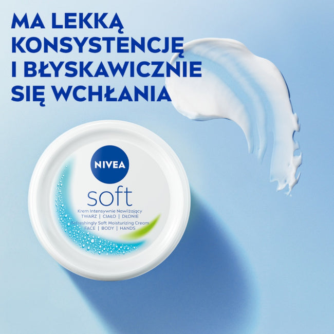 Nivea Soft krem intensywnie nawilżający 200ml